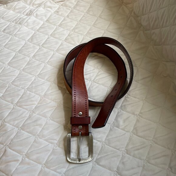 Columbia Sportswear Men's Genuine Leather Belt  Medium Brown (Cognac) size 38 - Picture 1 of 10